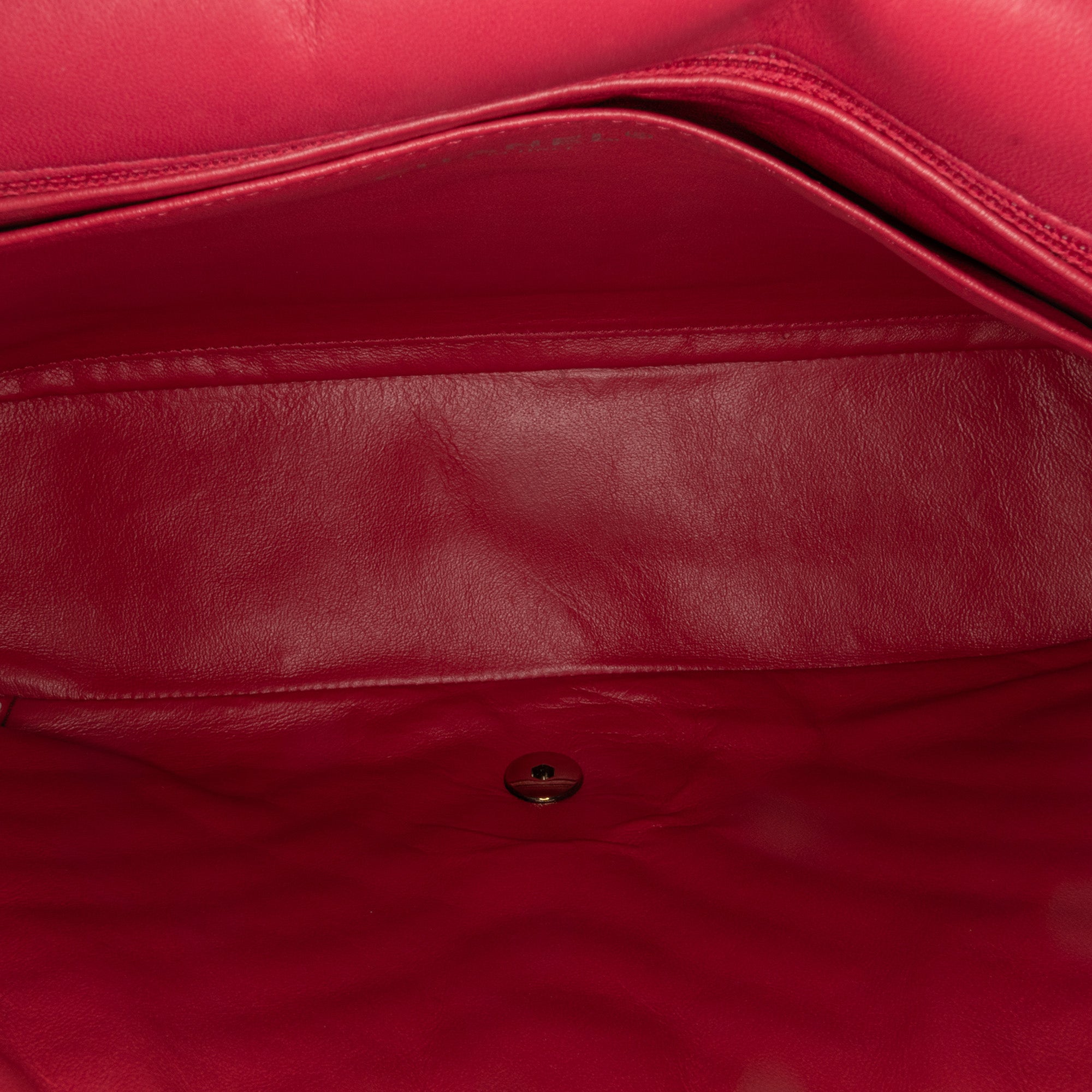 Chanel | Pre-Owned Maxi Classic Chevron Lambskin Single Flap | Pink/Dark Pink