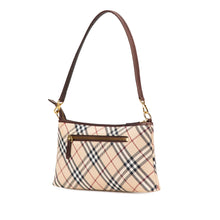 Burberry | Pre-Owned Nova Check Canvas Shoulder Bag | Brown/Beige