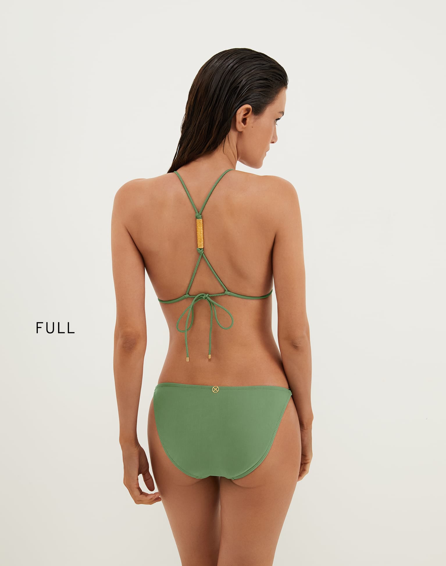 Matte Stacy T Back Tri Top - Harbor S