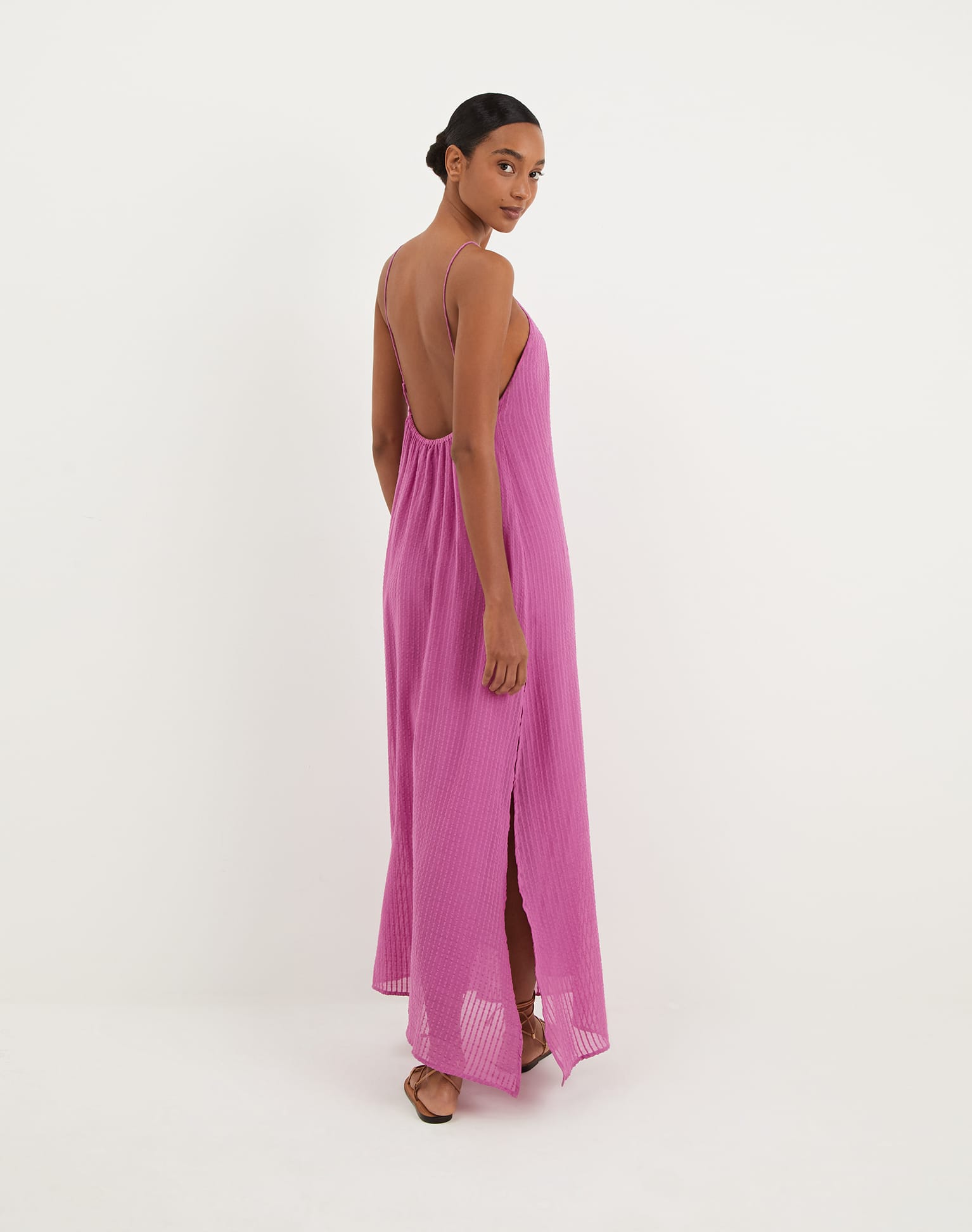 Lily Long Dress - French Rose XS