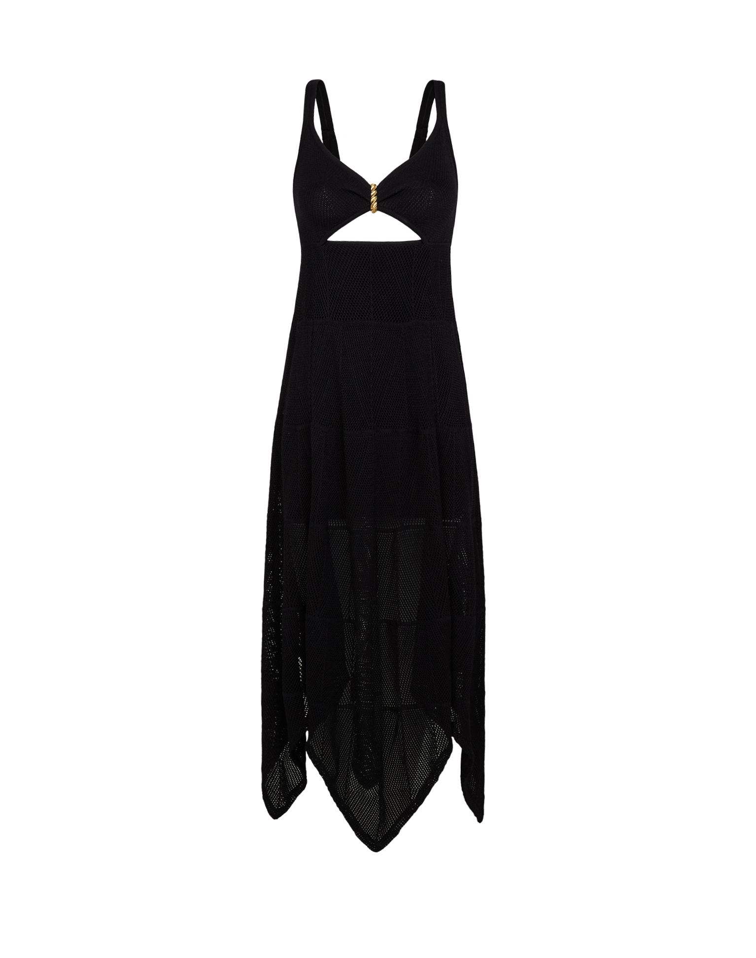 Knit Sabine Handkerchief Dress | Black