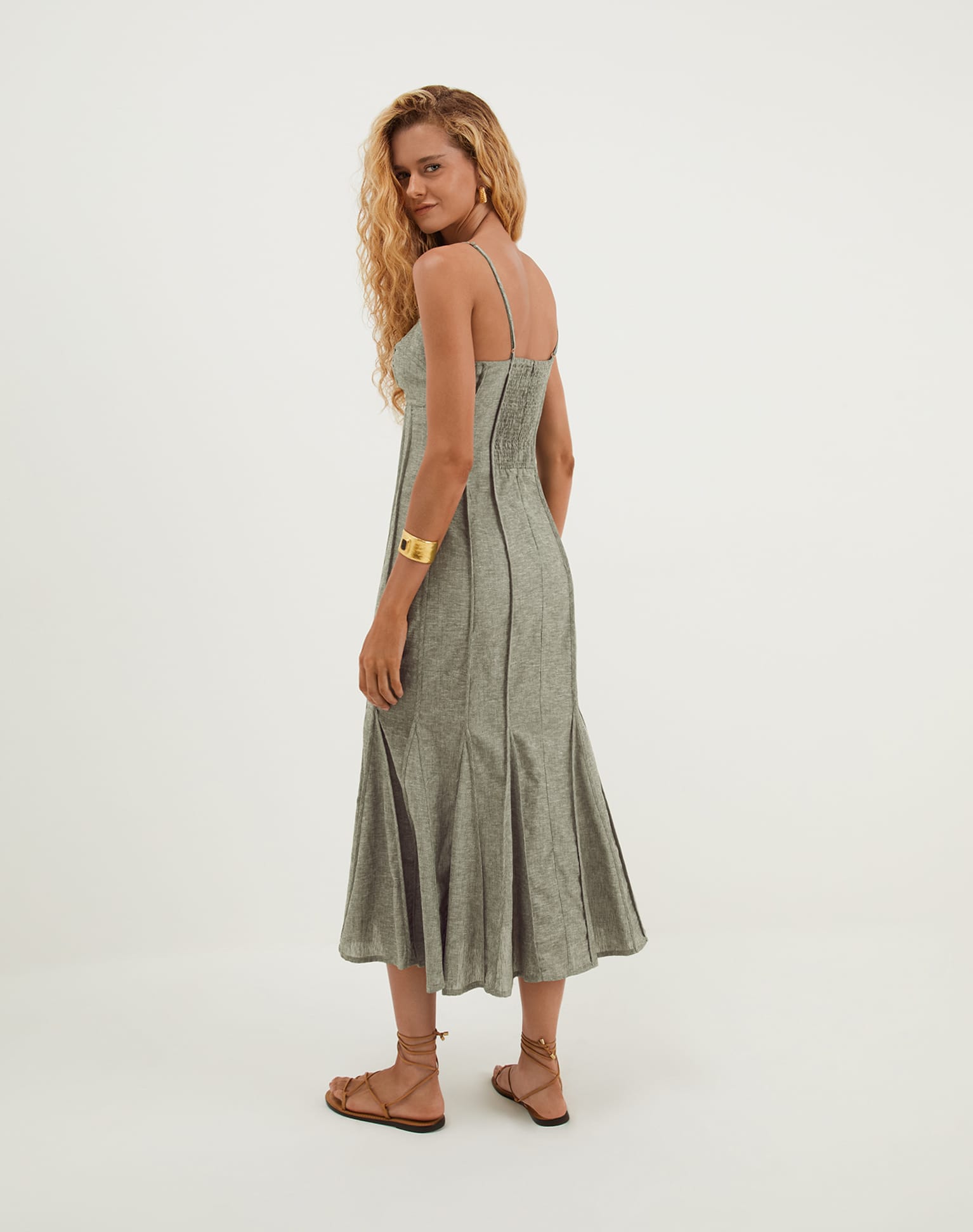 Josephine Midi Dress - Harbor XS