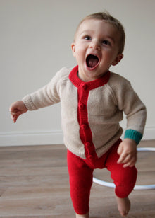Baby Alpaca Cardigan | Block Multi