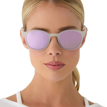 Unisex | Volley Sunglasses | Frosty Matte Crystal | Lavender Polarized Lenses