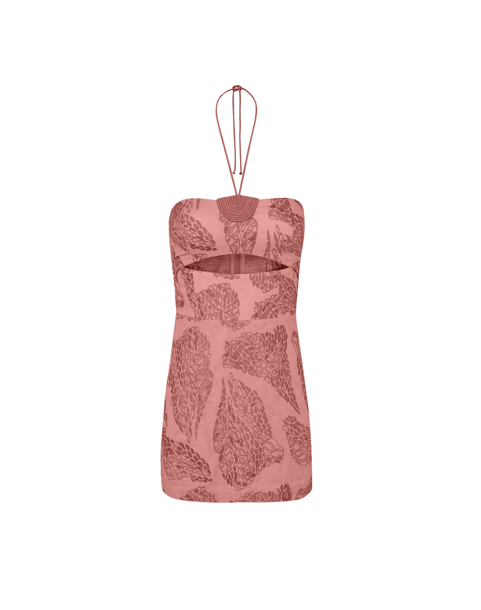 Yara Short Dress | Embroidered Sweet Heart