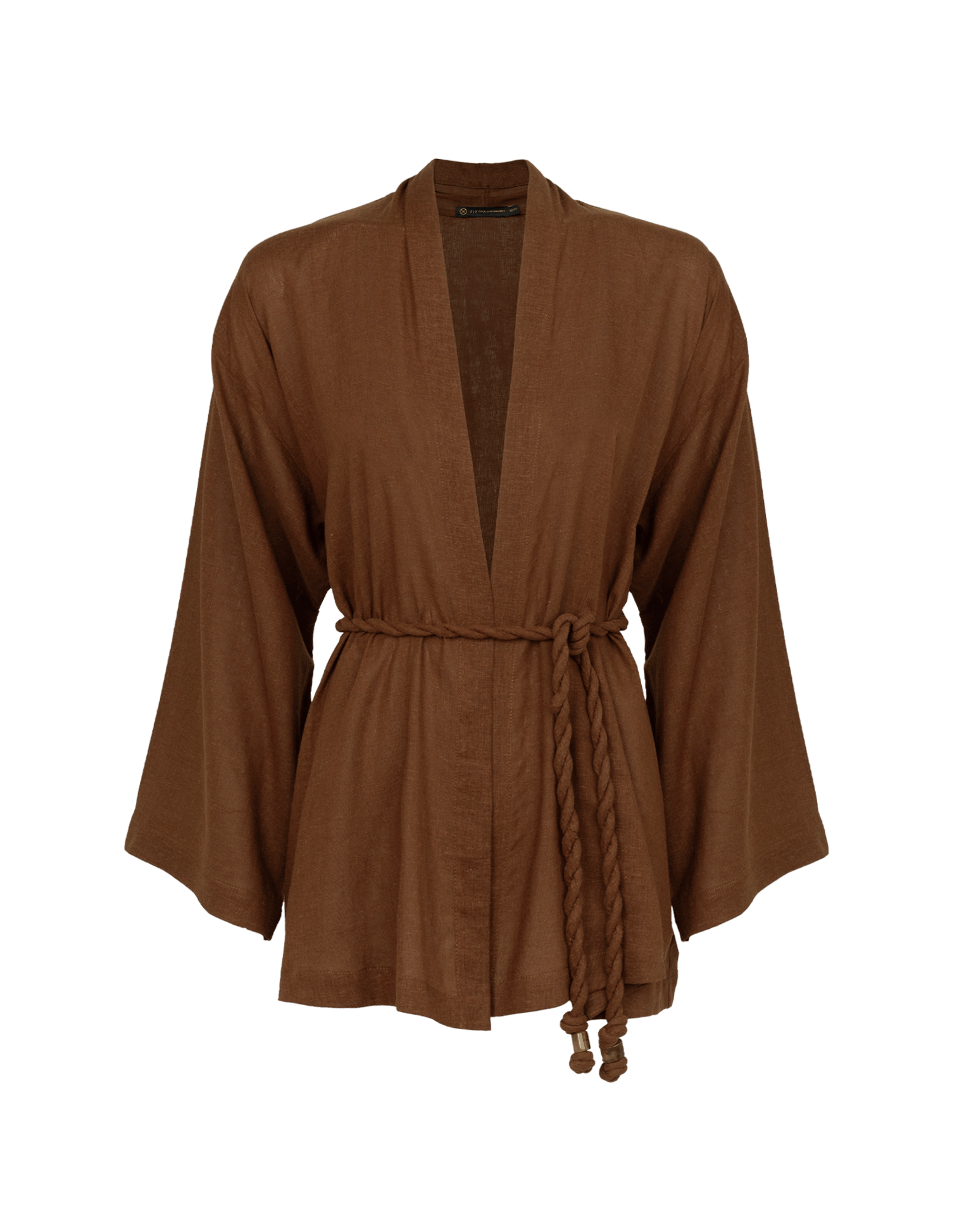 Luna Short Kimono | Brown