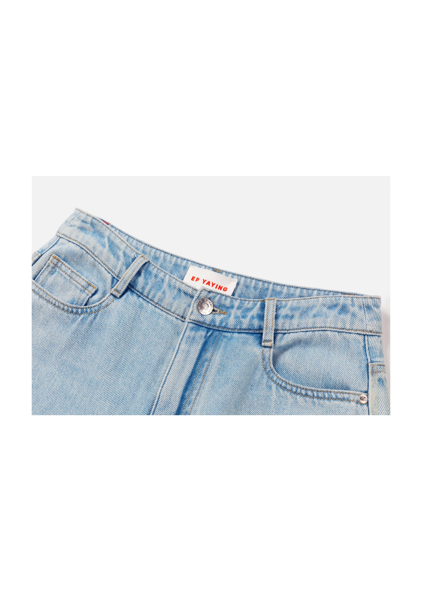Vintage Straight-Leg Tencel Cotton jean | Blue