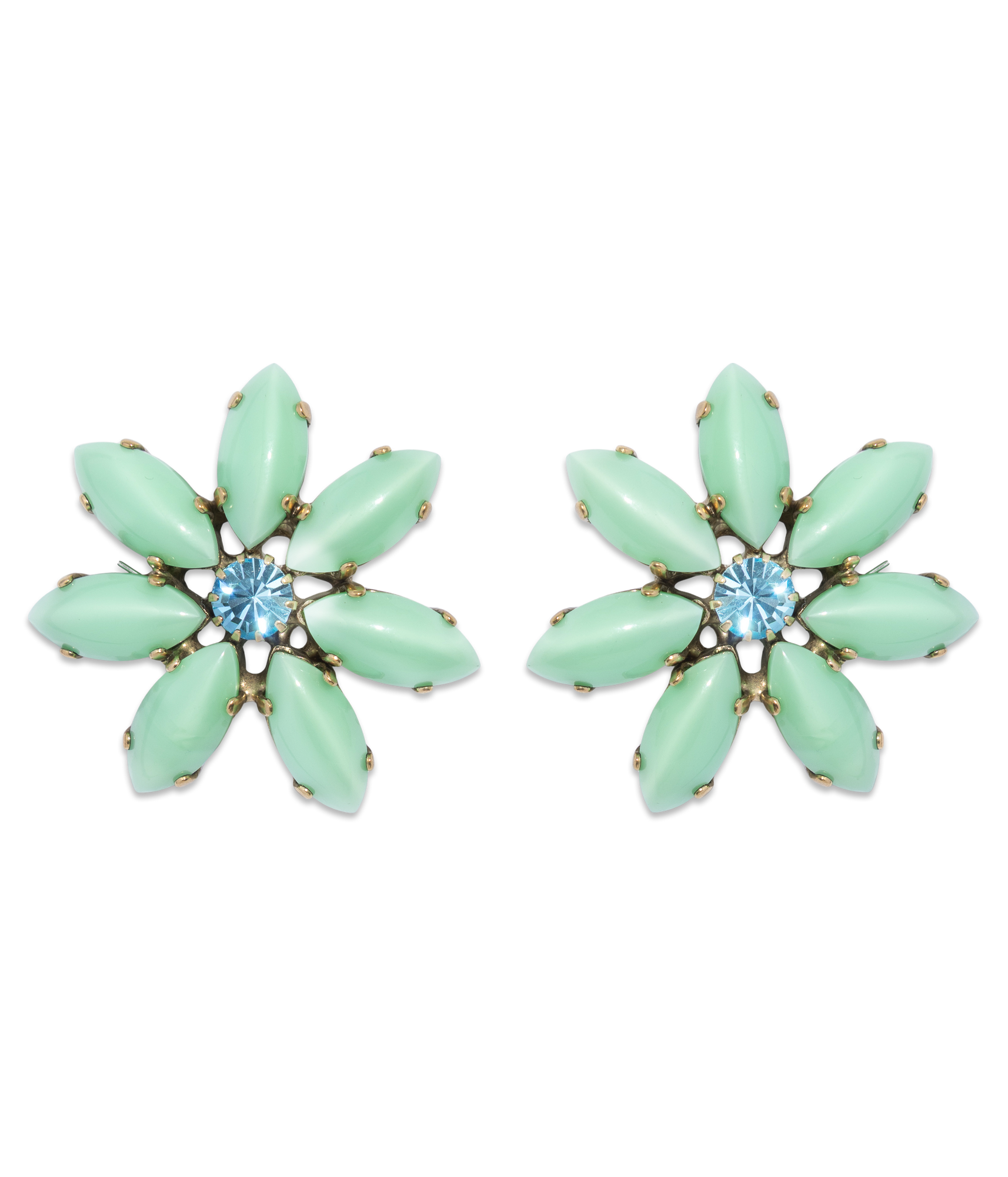 Violetta Earrings in Mint - Loren Hope