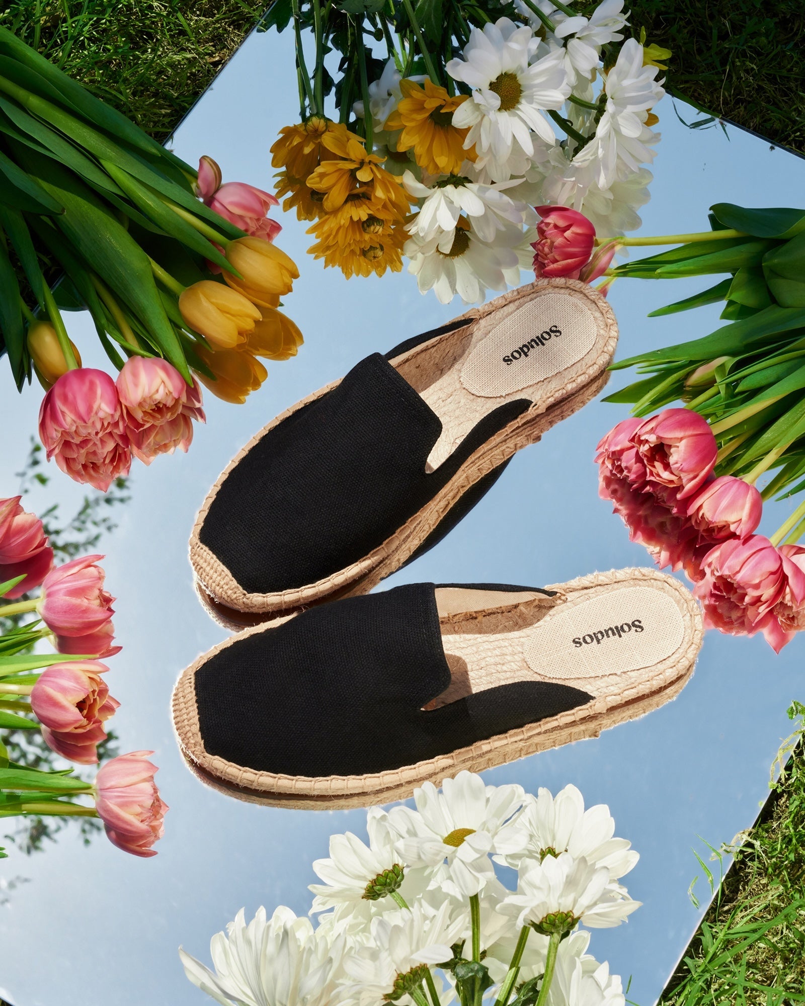 Womens | Dali Mule Espadrille | Noche Black