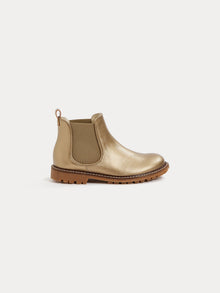 Girl | Mathis Elastic Ankle Boots | Bronze