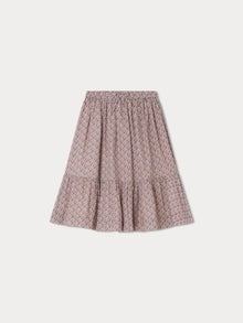 Girl | Daisy Skirt | Taupe Flowers