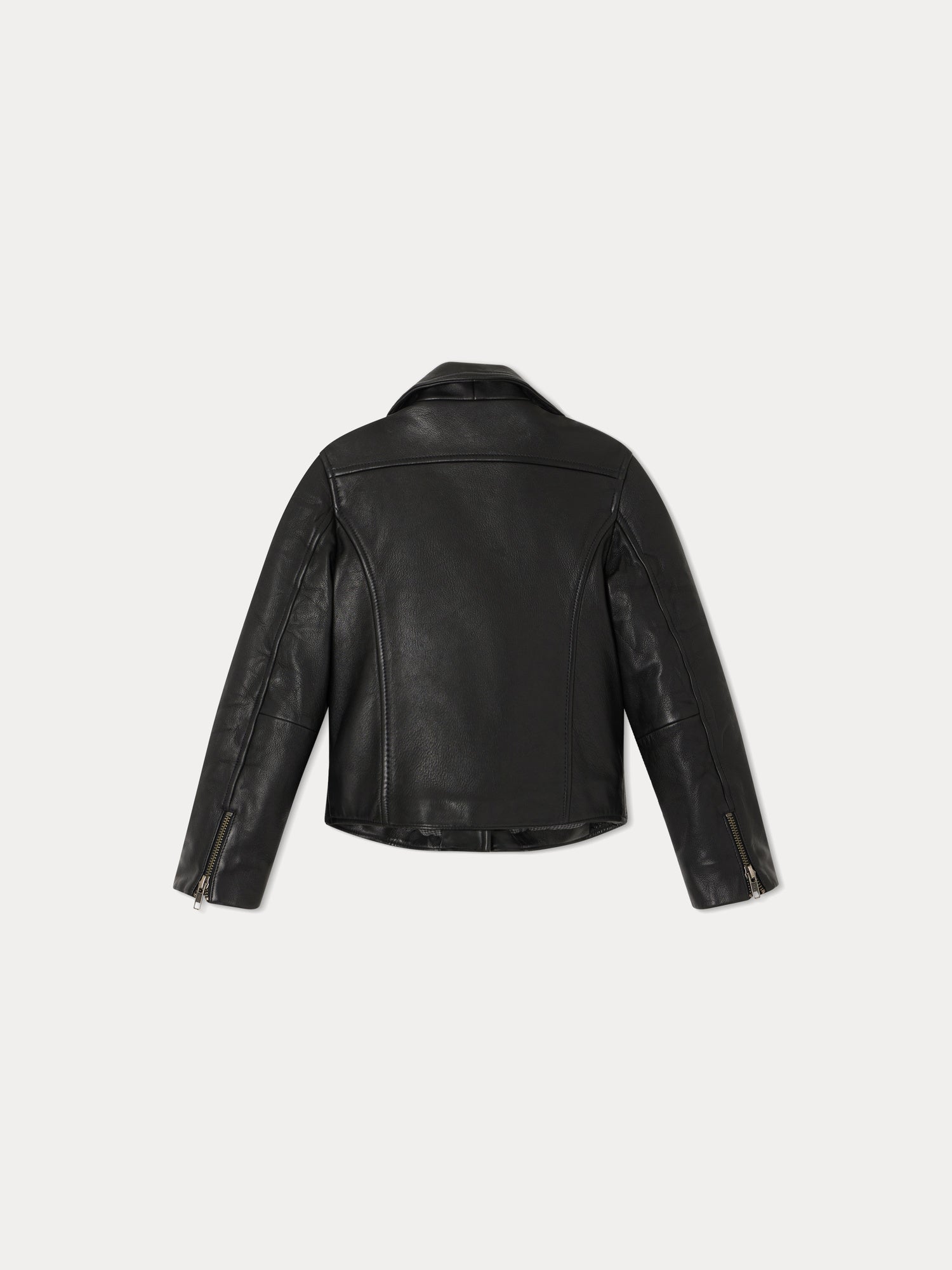 Unisex | Temple Leather Jacket | Black