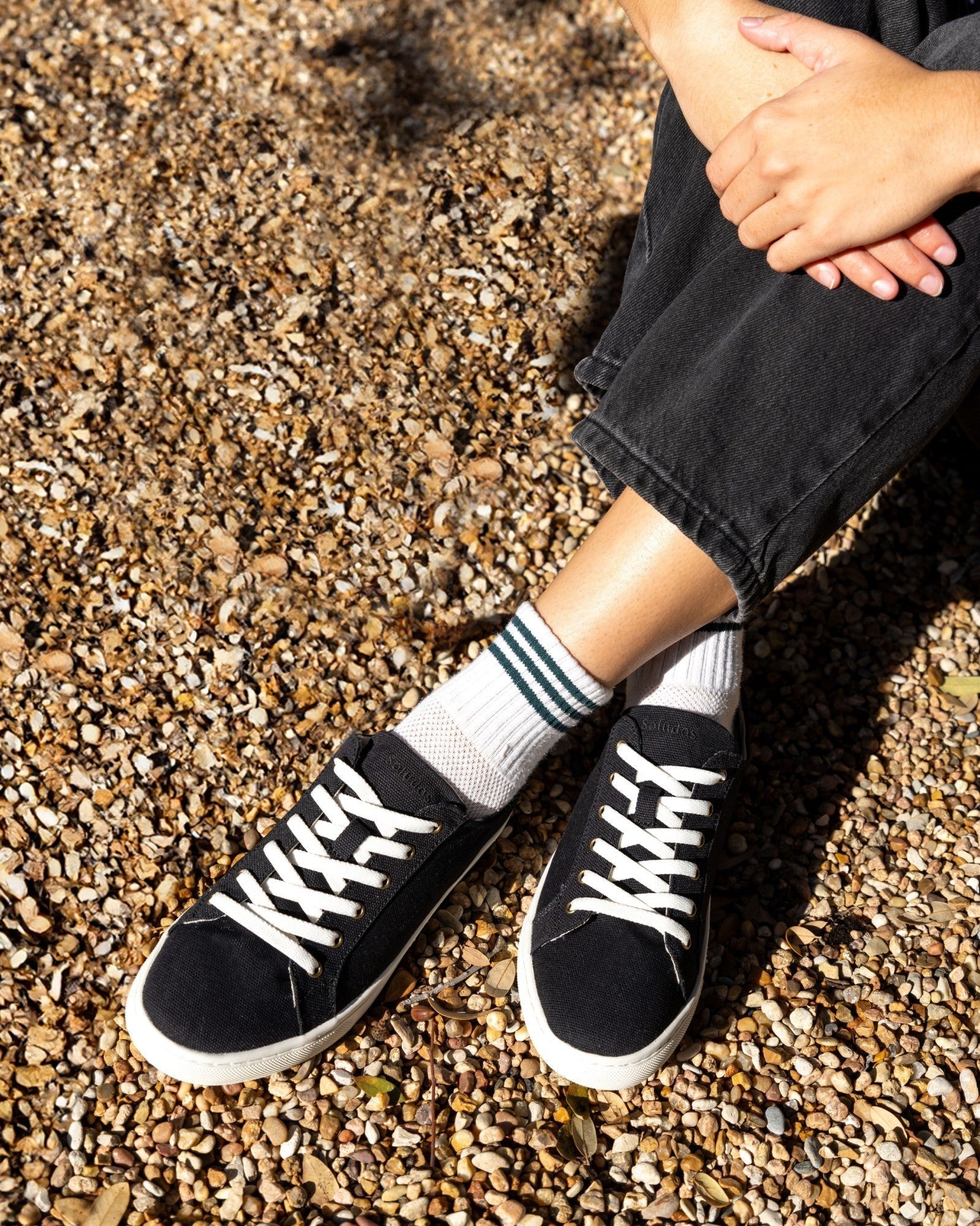 Womens | Ibiza Canvas Sneaker | Noche Black