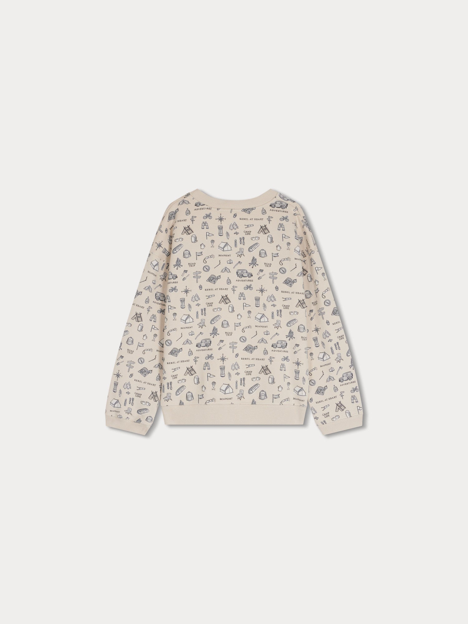 Boy | Tonino Printed Sweatshirt | Light Khaki