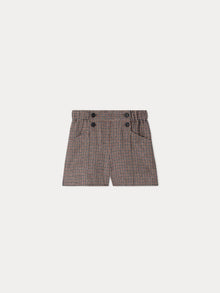 Girl | Diplome Leather Shorts | Chestnut