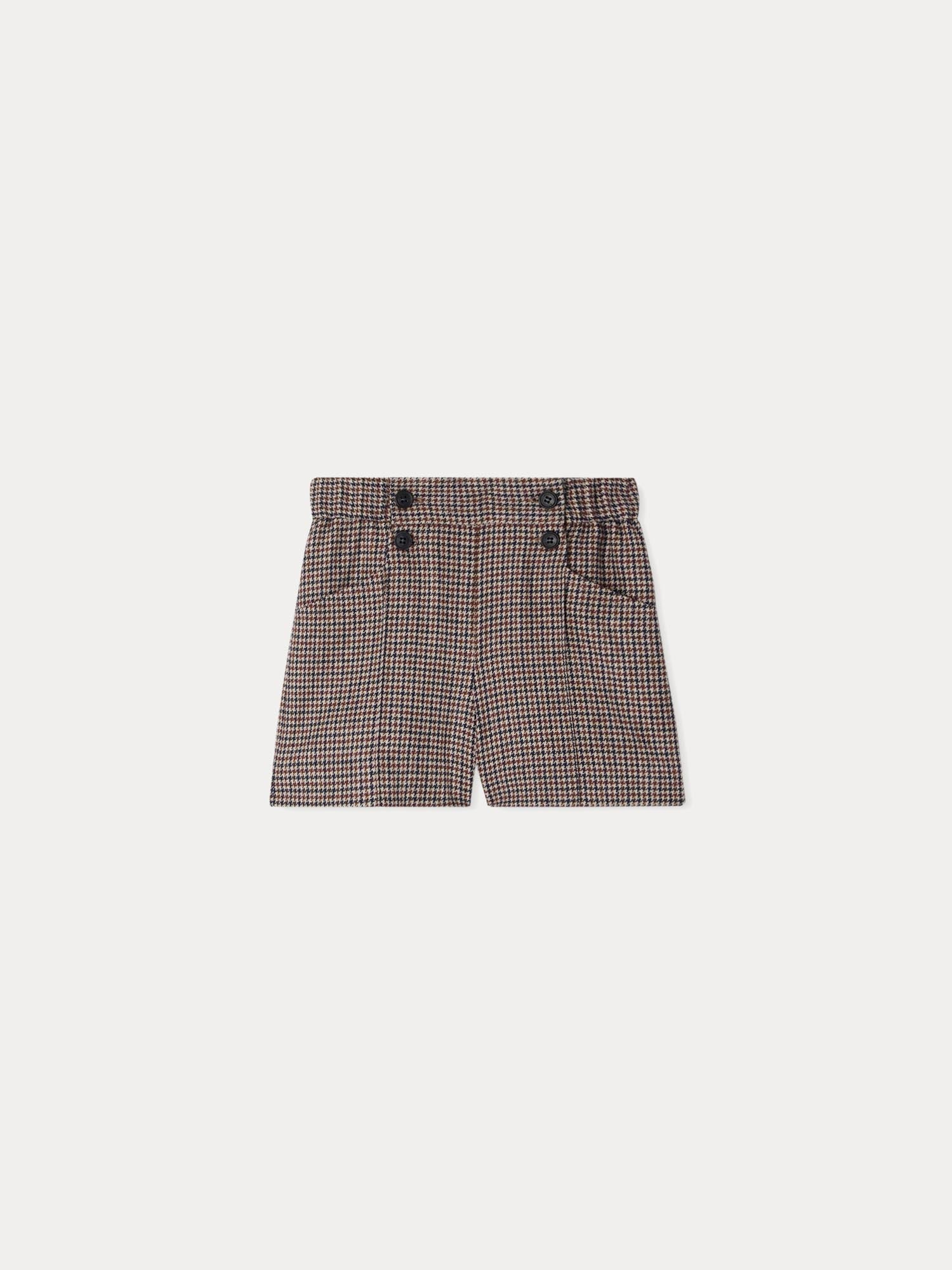 Girl | Diplome Leather Shorts | Chestnut
