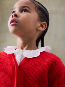 Girl | Dorina Ruffled Blouse | Milk White