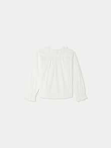 Girl | Dorina Ruffled Blouse | Milk White