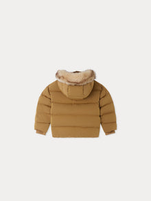 Girl | Goldie Down Jacket With Removable Hood | Honey