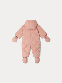 Girl | Gonsnow Pink Recycled Fabric Snowsuit | Pink Blush