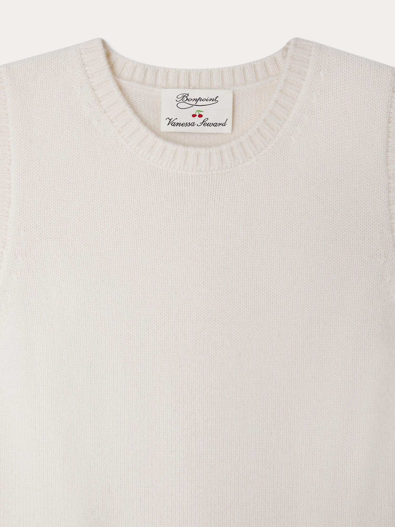 Women | Bonpoint X Vanessa Seward George Cashmere Sweater | Milk White