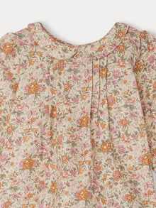Girl | Tivoli Floral Liberty Fabric Blouse | Baby Pink