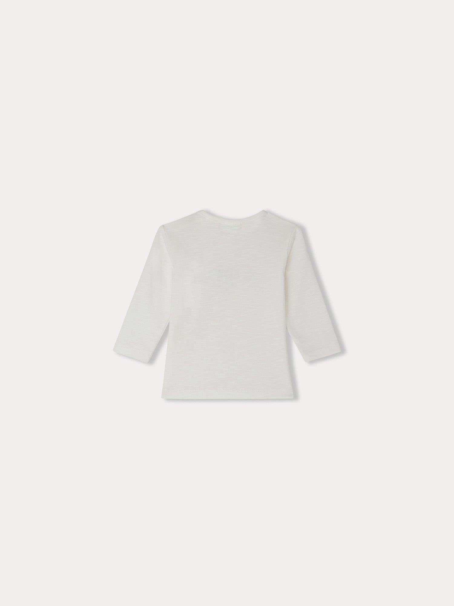 Unisex | Tahsin Babies' T Shirt With Animal Designs | White Milk