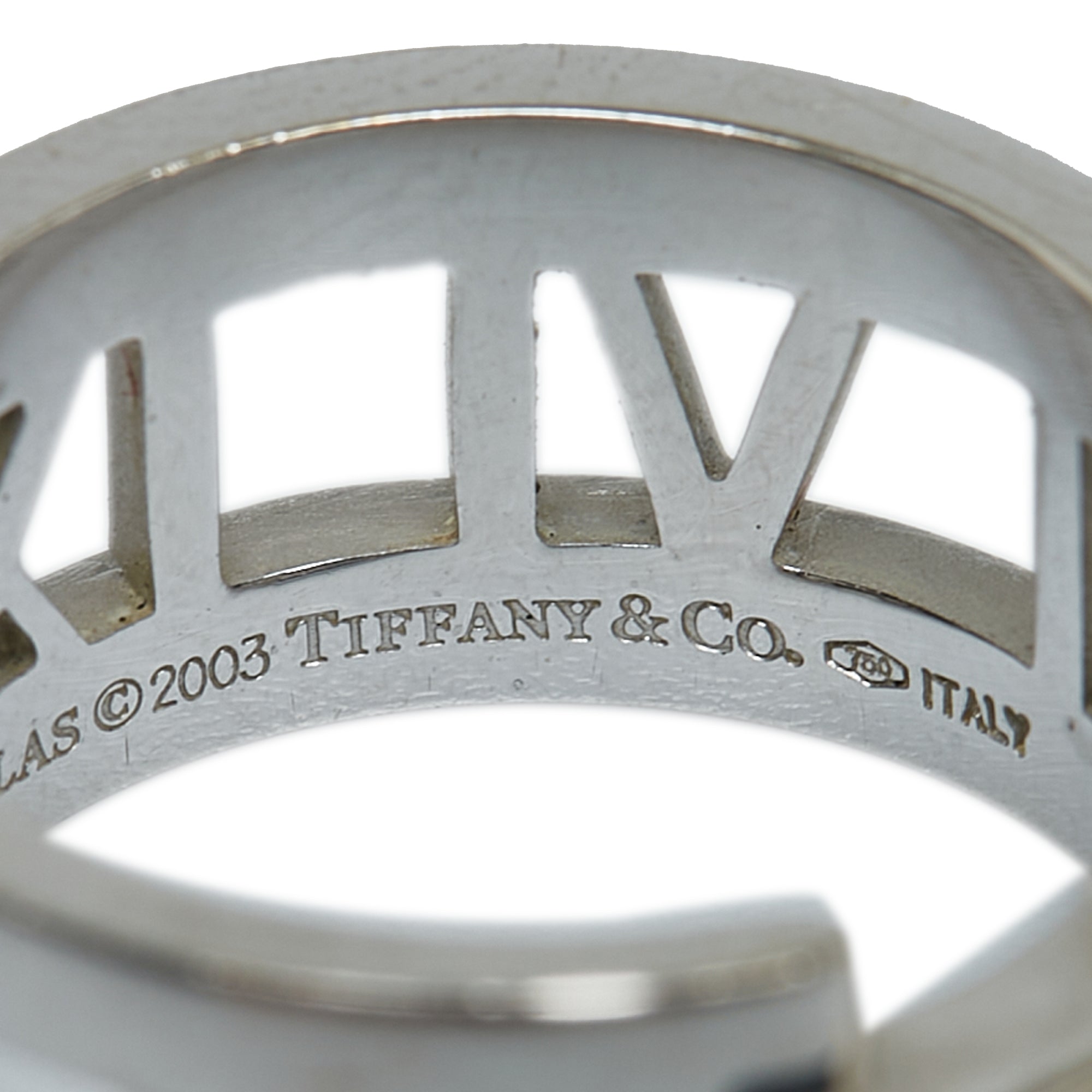 Tiffany | Pre-Owned Atlas Diamond Ring | Silver