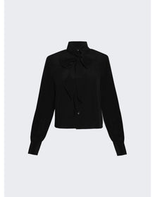 WARDROBE.NYC | Women | Scarf Blouse | Black