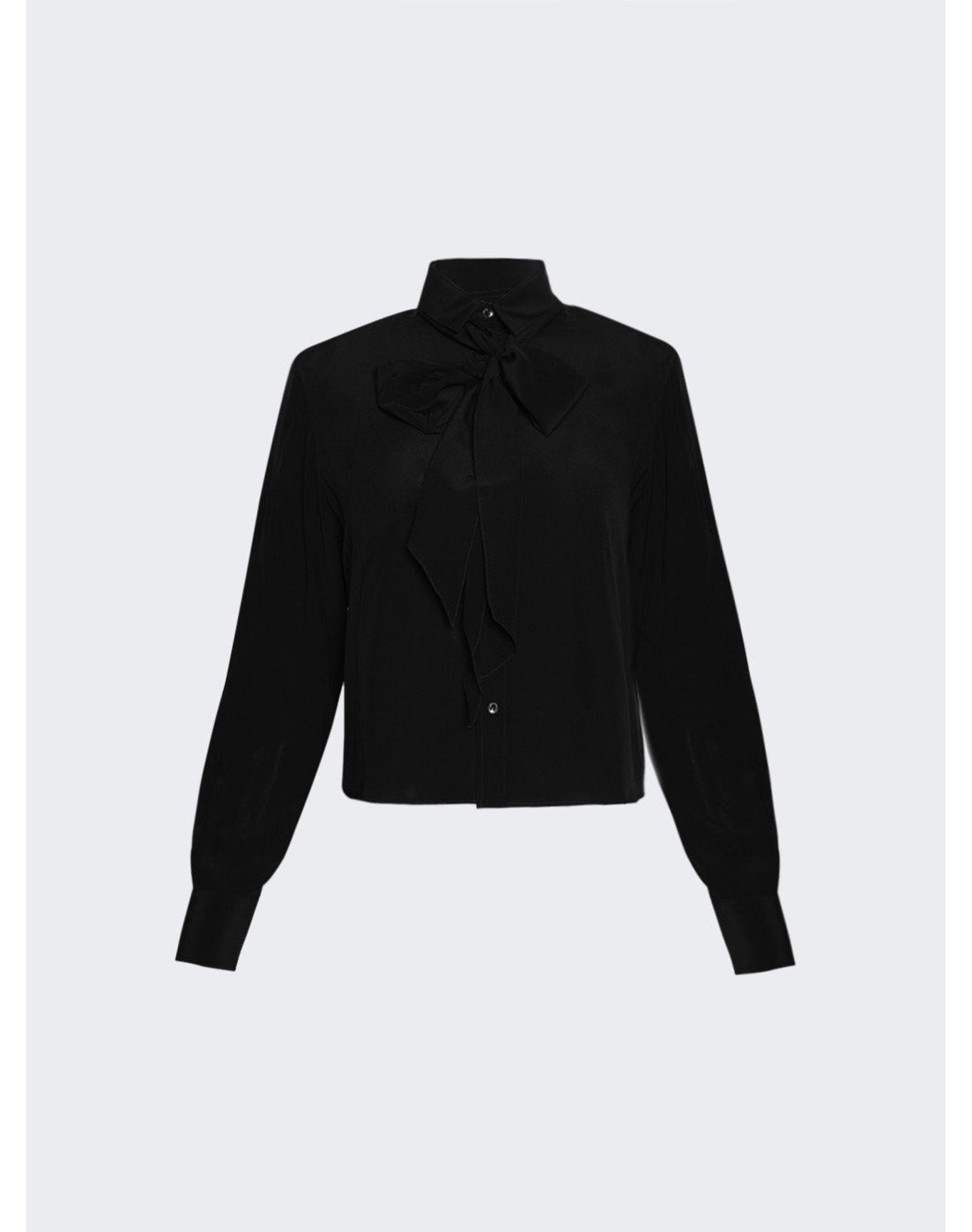 WARDROBE.NYC | Women | Scarf Blouse | Black