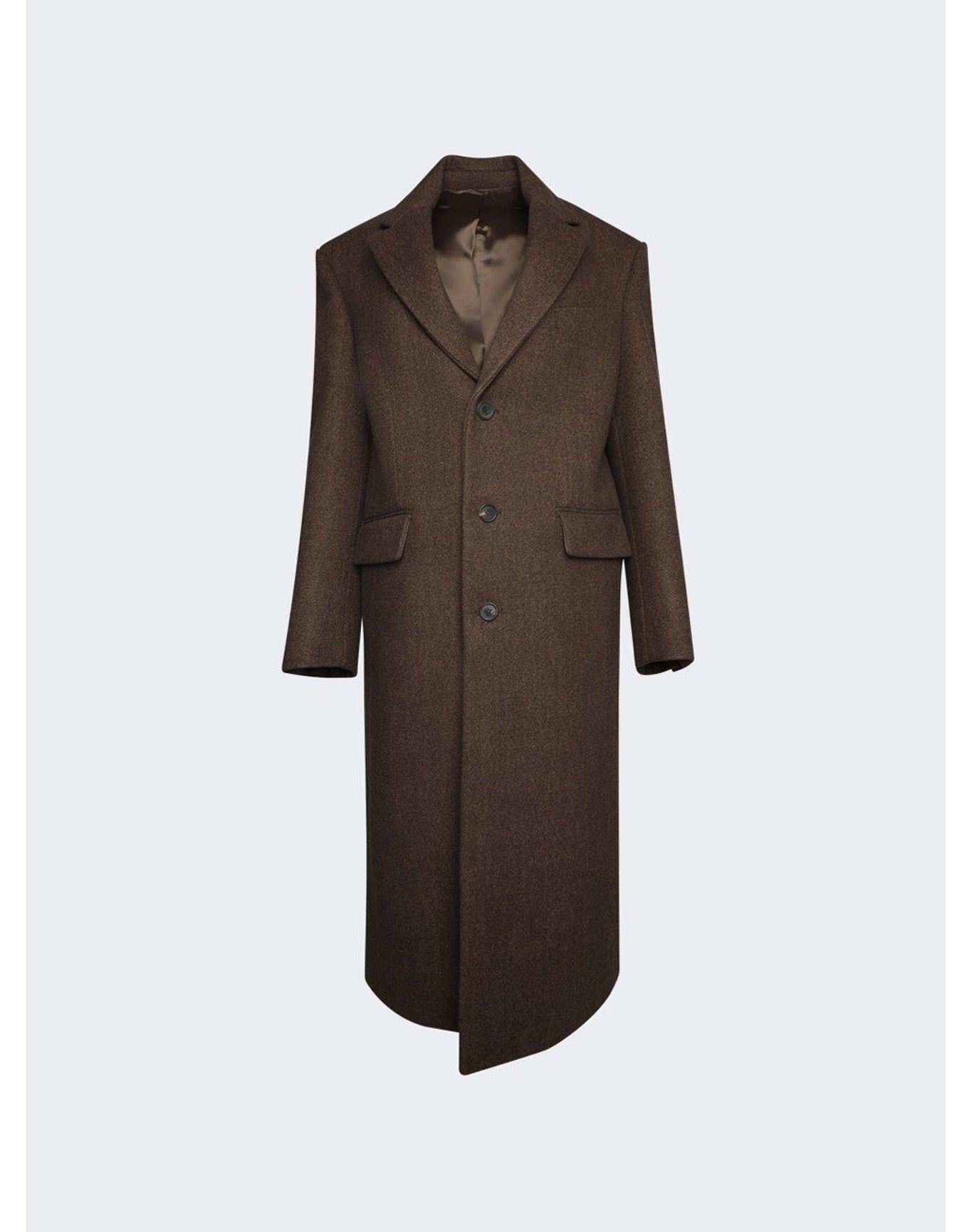 WARDROBE.NYC | Women | Single Breasted Coat | Brown
