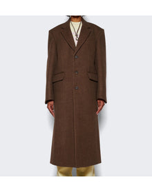 WARDROBE.NYC | Women | Single Breasted Coat | Brown