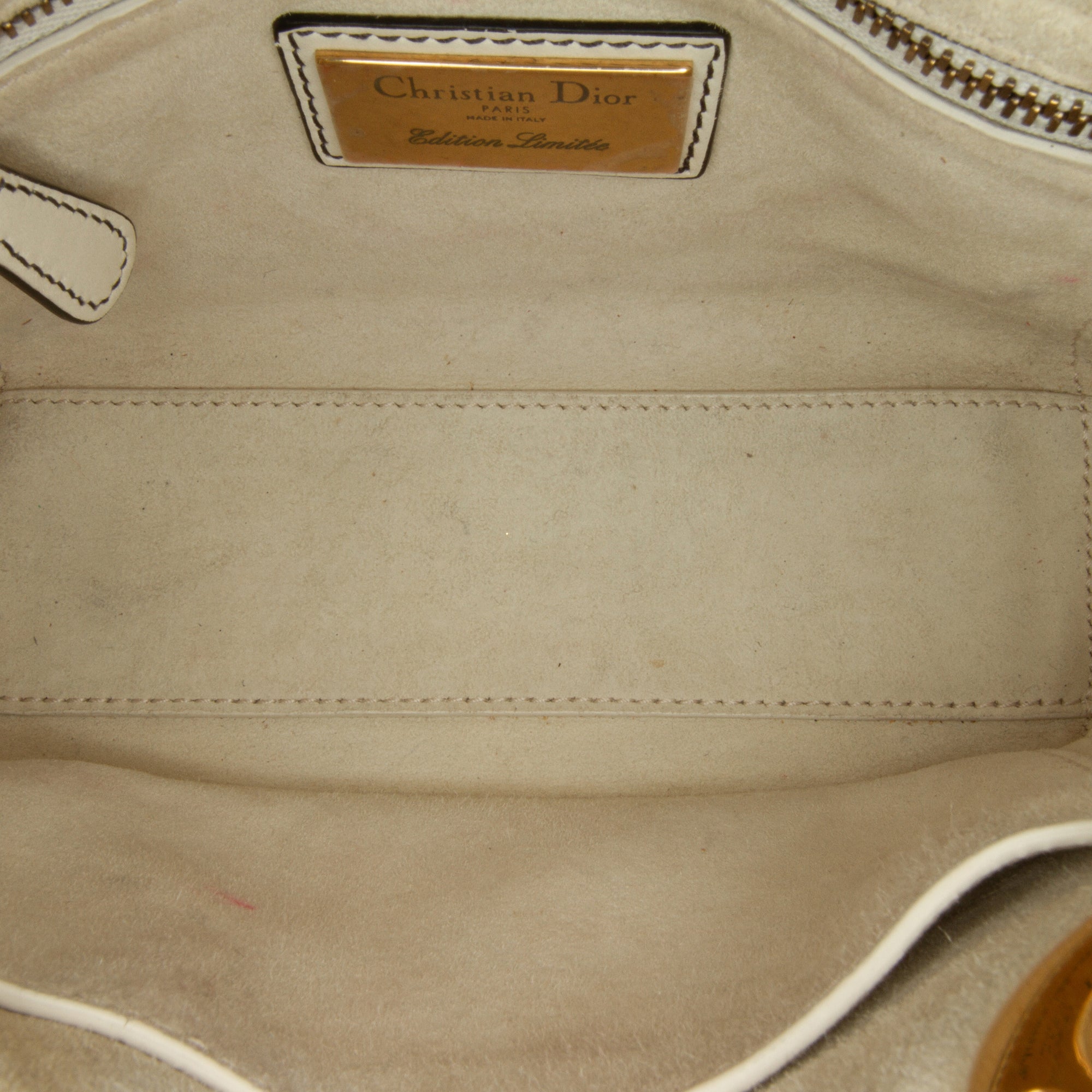 Dior | Pre-Owned Niki De Saint Phalle Mini Calfskin Dioramour Lady (Embroidered) - I | White