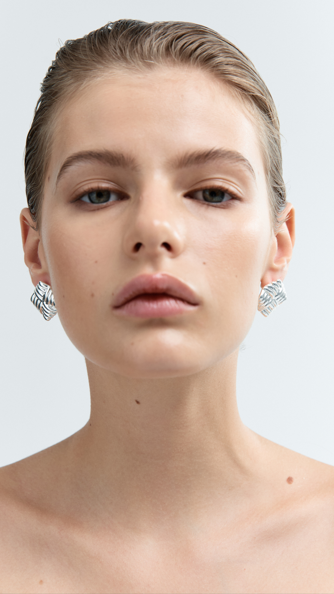 Wind Statement Earrings | Silver Plated