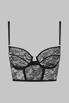 Balconette bra - Flashback | Black
