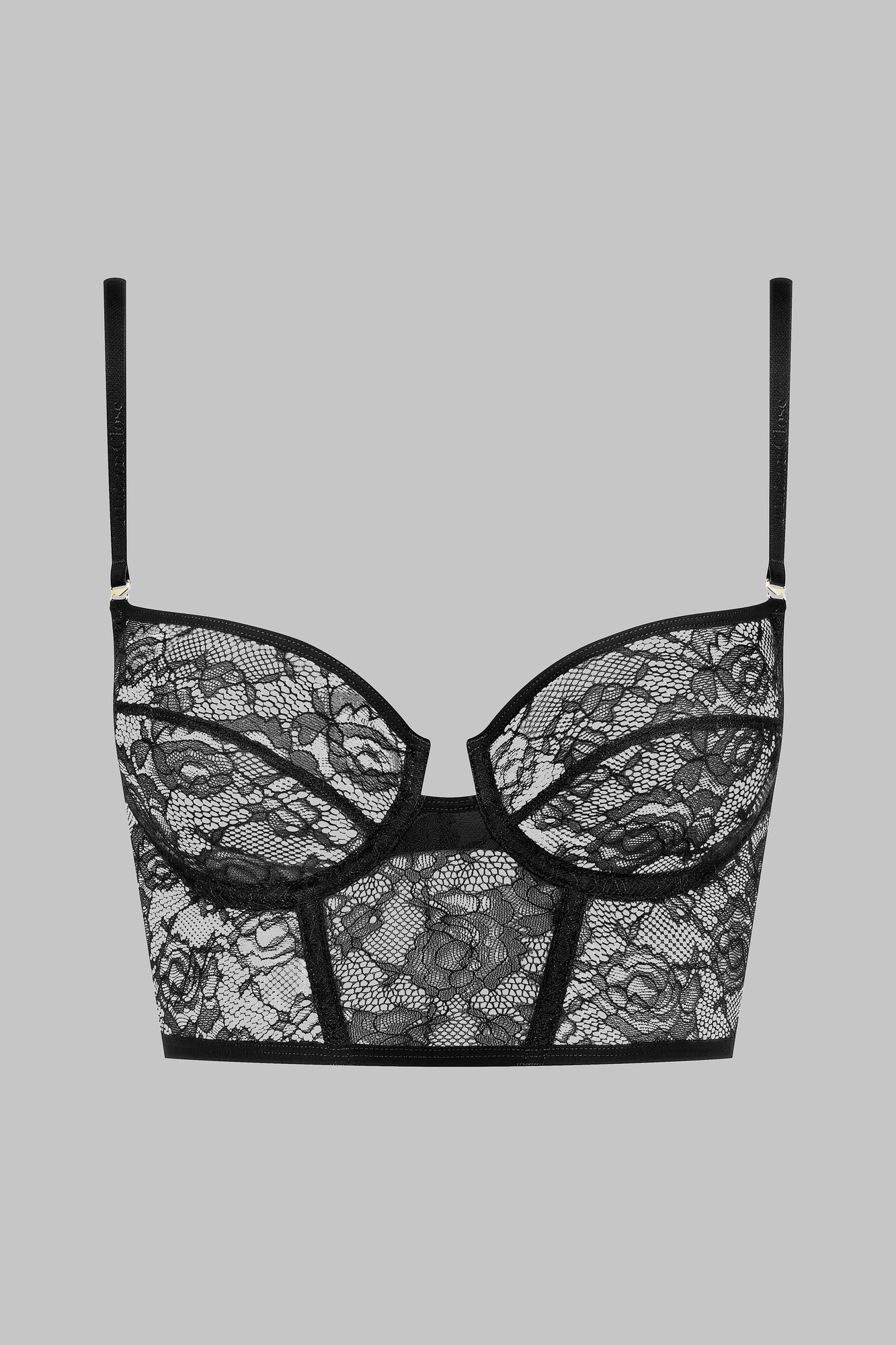 Balconette bra - Flashback | Black