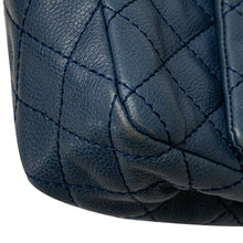 Chanel | Pre-Owned Medium Classic Caviar Double Flap - II | Blue/Peacock