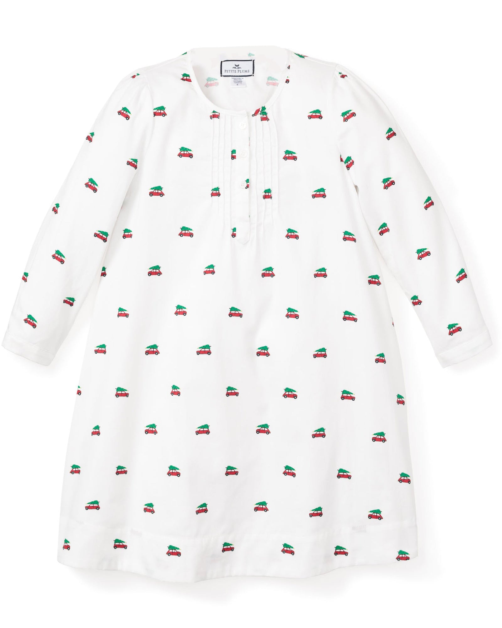 Girl's Twill Beatrice Nightgown in Holiday Journey#Color_Holiday Journey