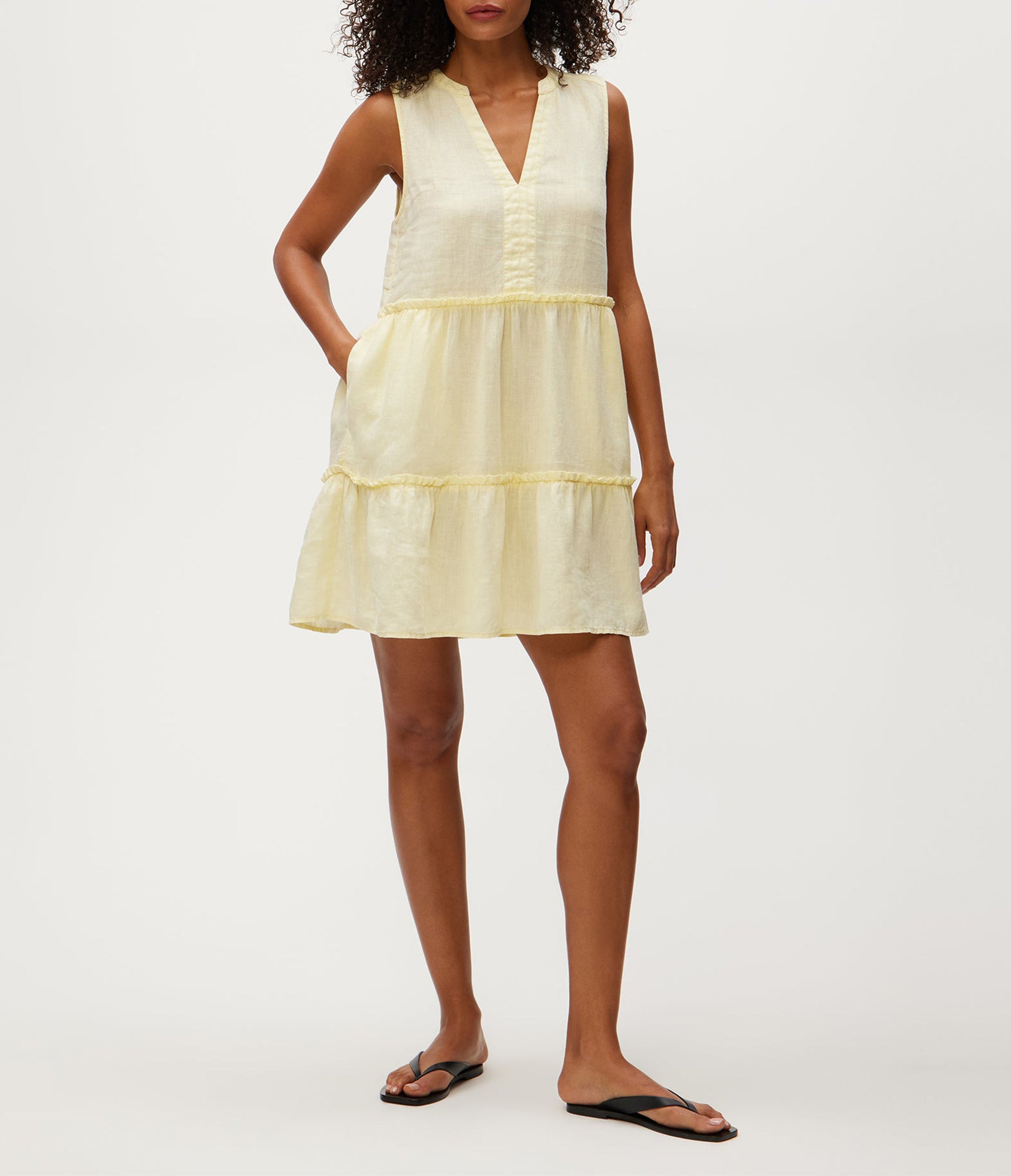 Sandra Linen Dress | Butter