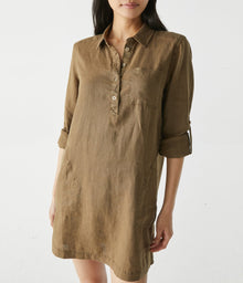 Eleanor Linen Shirt Dress | Dolma
