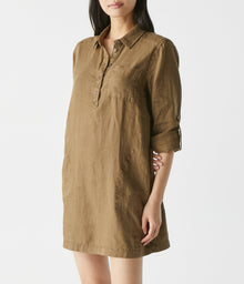 Eleanor Linen Shirt Dress | Dolma