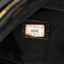 Chanel | Pre-Owned Embroidered Caviar Logo Shoulder Bag | Black