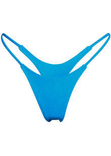 Wall Street Thong Bikini Bottom | Capri Blue
