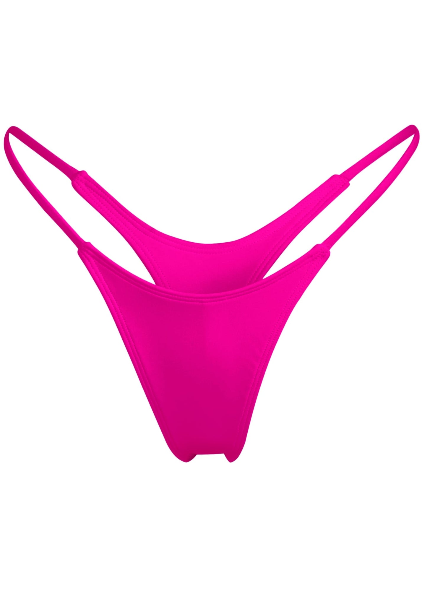 Wall Street Thong Bikini Bottom | Grenada Hot Pink