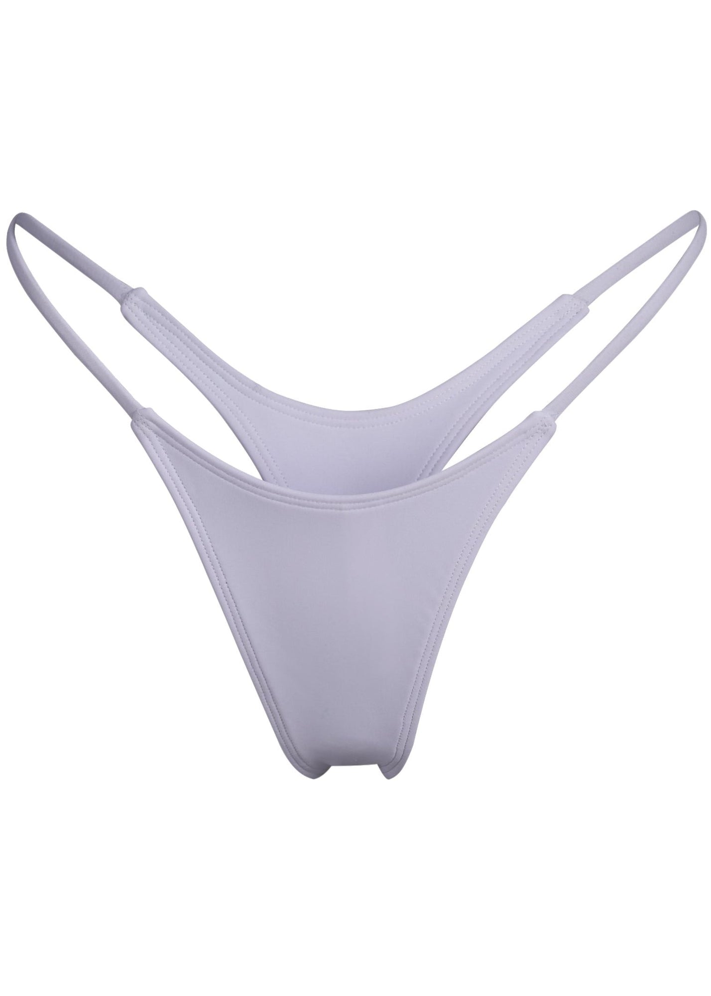 Wall Street Thong Bikini Bottom | Sunblock White