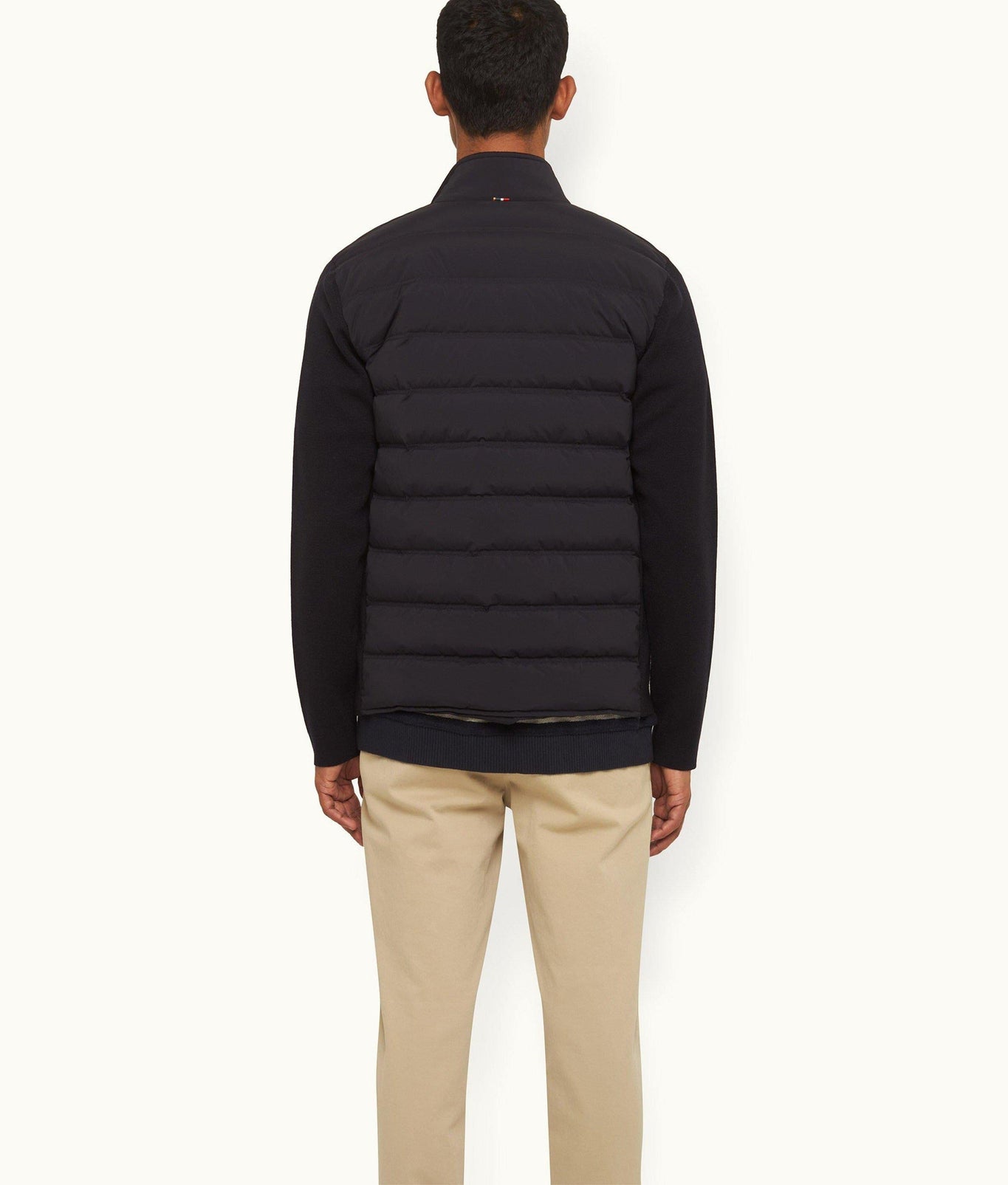 Wallace Merino Down Quilted Jacket | Navy