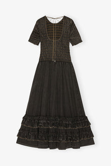 Washed Smock Dress | Black (V1)
