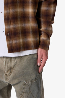 Western Flannel Shirt | Brown