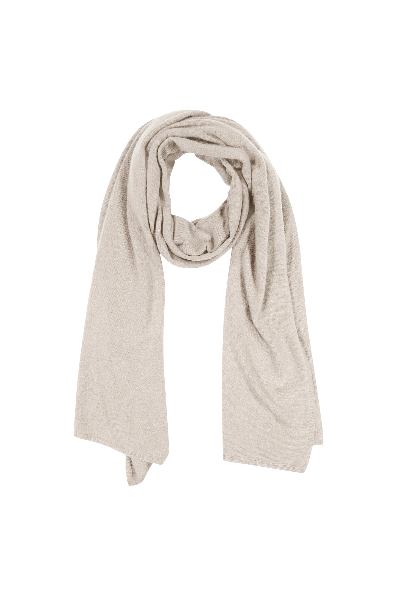 Cashmere Scarf White Sand