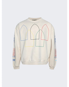 Who Decides War | Men | Intertwined Windows Hooded Sweatshirt | Ivory